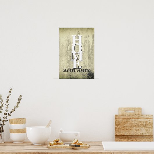 ホームスイートホーム引用文動揺してポスター ポスター (キッチン)