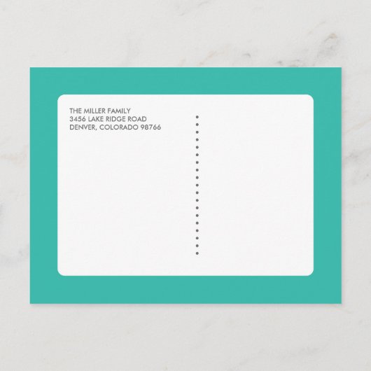 ホームスイートホーム引越し案内はがき 案内ポストカード (裏面)