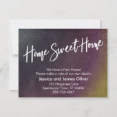 ホームスイートホーム数々のカラーバーストカーグランジド 招待状 (正面)