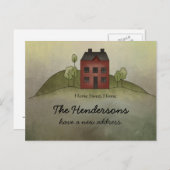 ホームスイートホーム新しい住所はがき 案内ポストカード (正面/裏面)