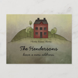 ホームスイートホーム新しい住所はがき 案内ポストカード