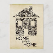 ホームスイートホーム新しい住所ノートカード 案内ポストカード (正面)