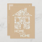 ホームスイートホーム新しい住所ポストカード 案内ポストカード (正面/裏面)