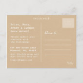 ホームスイートホーム新しい住所ポストカード 案内ポストカード (裏面)