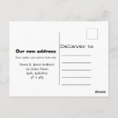 ホームスイートホーム新住所案内はがき ポストカード (裏面)