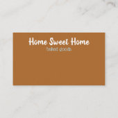 ホームスイートホーム焼いたグッズ 名刺 (裏面)