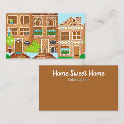 ホームスイートホーム焼いたグッズ 名刺 (正面/裏面)