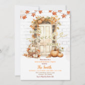 ホームスイートホーム紅葉引っ越し祝いパーティー 招待状 (正面)