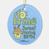 ホームスイートホーム誕生! – ハウスとサンシャイン セラミックオーナメント (左)