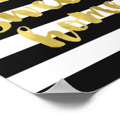 ホームスイートホーム金ゴールド |アートプリント ポスター (角)