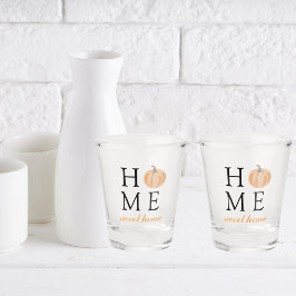 ホームスイートホーム |オレンジカボチャ |秋シーズン ショットグラス