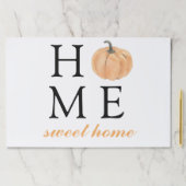 ホームスイートホーム |オレンジカボチャ |秋シーズン ペーパーパッド (インサイチュ)
