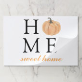 ホームスイートホーム |オレンジカボチャ |秋シーズン ペーパーパッド (折り畳み)