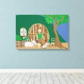 ホームスイートホーム キャンバスプリント (インサイチュ (ウッドフロア))