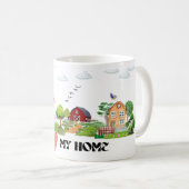 ホームスイートホーム コーヒーマグカップ (正面右)