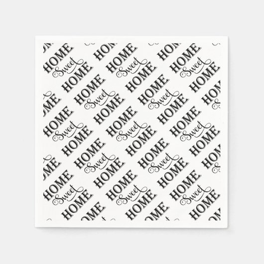 ホームスイートホーム スタンダードカクテルナプキン (正面)