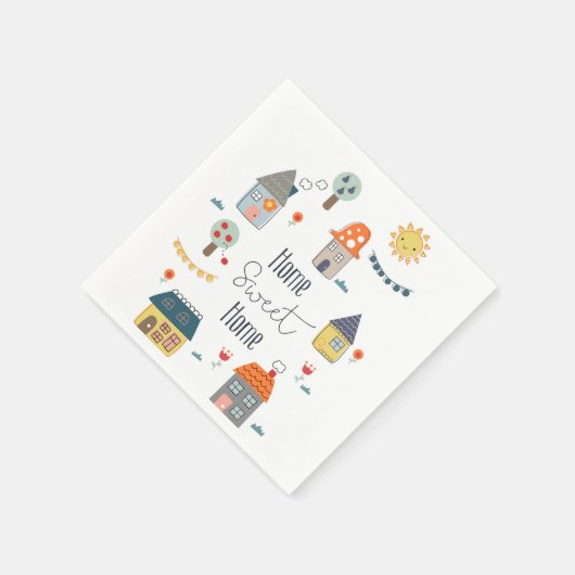 ホームスイートホーム スタンダードカクテルナプキン (角)