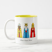 ホームスイートホーム&スリーワイズメンズ ツートーンマグカップ (左)