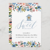 ホームスイートホーム、ニューアドレスフローラ植物学 案内状 (正面/裏面)