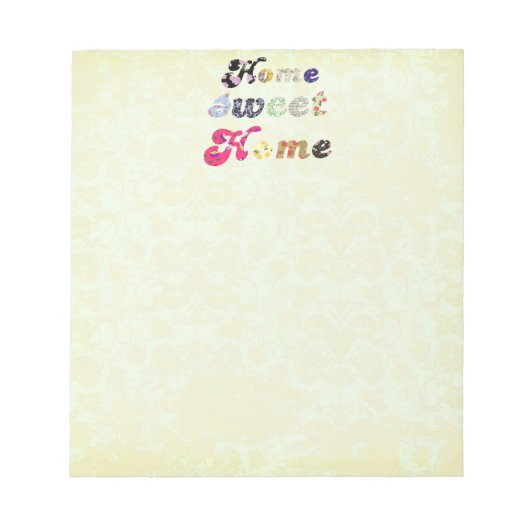 ホームスイートホーム ノートパッド (正面)