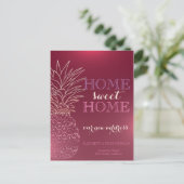 ホームスイートホーム、パイナップルニューアドレス 案内ポストカード (スタンド正面)