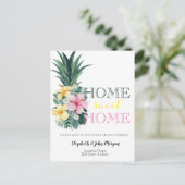 ホームスイートホーム、パイナップルフローラ新しいアドレス 案内ポストカード (スタンド正面)