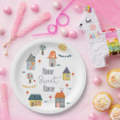 ホームスイートホーム ペーパープレート (パーティー)