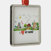 ホームスイートホーム メタルオーナメント (右)