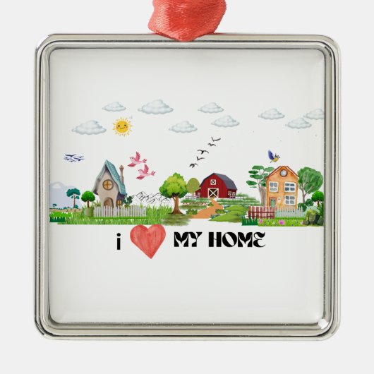 ホームスイートホーム メタルオーナメント (正面)