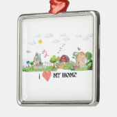 ホームスイートホーム メタルオーナメント (左)