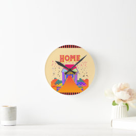 ホームスイートホーム ラウンド壁時計