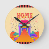 ホームスイートホーム ラウンド壁時計 (正面)