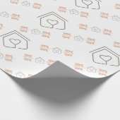 ホームスイートホーム ラッピングペーパー (角)