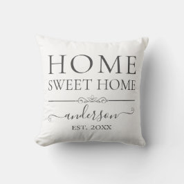 ホームスイートホーム |家族の名前（年） クッション