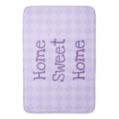 ホームスイートホーム | 幾何学的ダイヤモンドパターン バスマット (正面縦)