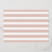 ホームスイートホーム – 引っ越しましたピンクウォーターカラードア 箔招待状 (裏面)