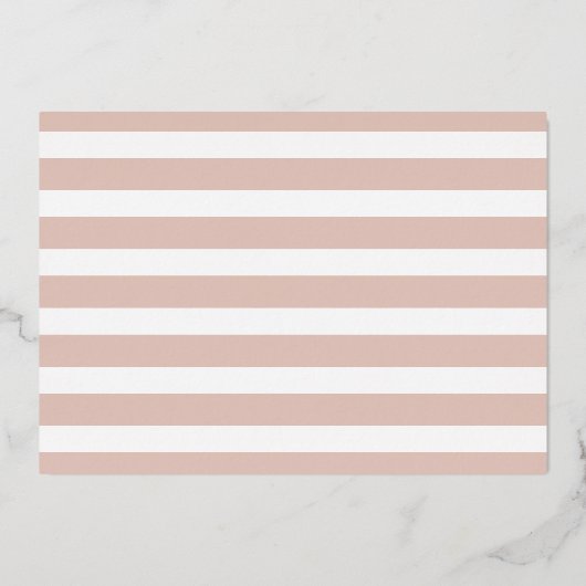 ホームスイートホーム – 引っ越しましたピンクウォーターカラードア 箔招待状 (裏面)