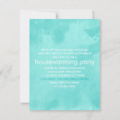 ホームスイートホーム |引っ越し祝いパーティーパーティの招待状 招待状 (裏面)