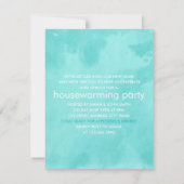 ホームスイートホーム |引っ越し祝いパーティーパーティの招待状 招待状 (裏面)