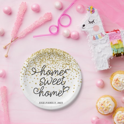ホームスイートホーム，引っ越し祝いパーティーパーティー ペーパープレート (パーティー)