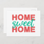 ホームスイートホーム |引っ越し祝いパーティー |ファミリ | ポストカード (正面/裏面)