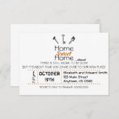 ホームスイートホーム 招待状 (正面/裏面)