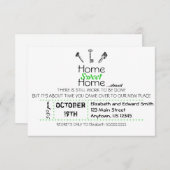 ホームスイートホーム 招待状 (正面/裏面)