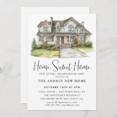 ホームスイートホーム 招待状 (正面/裏面)
