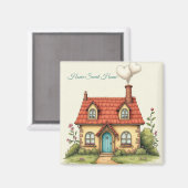 ホームスイートホーム - 新築祝い 冷蔵庫 マグネット (正面/裏面)