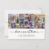 ホームスイートホーム | 3枚の写真の移動 案内状 (正面)