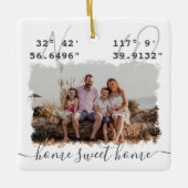 「ホームスイートホーム」 DMSコーディネート家族の写真 セラミックオーナメント (正面)