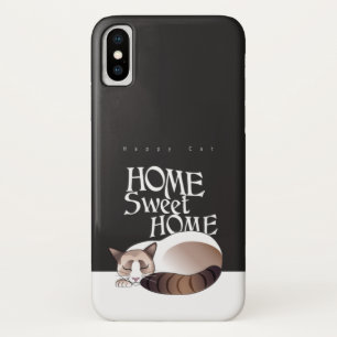 ホームスイートホーム – Happy cat iPhone X ケース