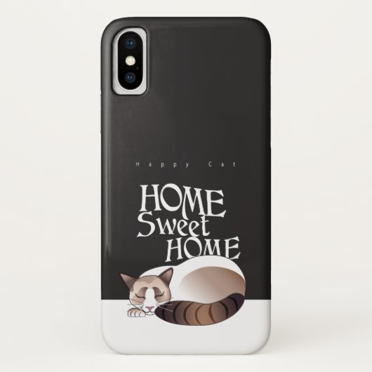 ホームスイートホーム – Happy cat Case-Mate iPhoneケース (裏面)