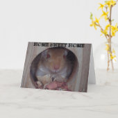 ホームスイートホ恋しく思ーム「あなた」カード カード (黄色い花)